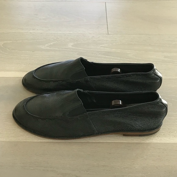 Armando Cabral black soft supple Leather Slip On Shoes loafers Size 45 - Picture 8 of 9